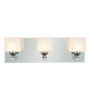 Wholesale - 16.5" 3-LIGHT POL. CHROME BATH LIGHT FIXTURE C/P 4, UPC: 736916600934